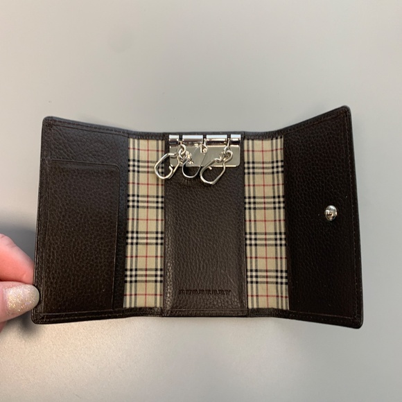 Burberry 3 ring key case/holder wallet - Picture 1 of 8